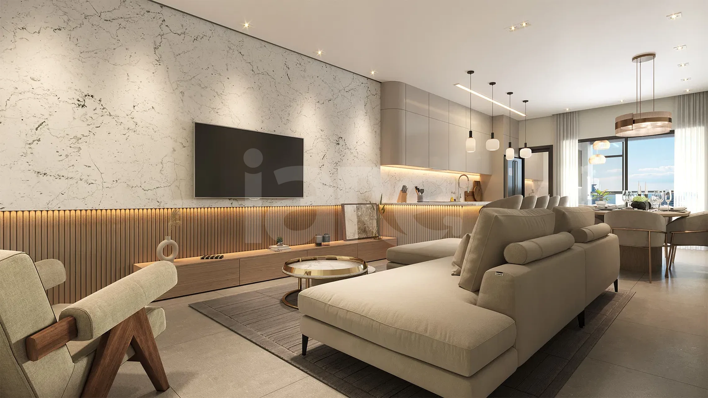 Porto Belo Home & Spa - Apartamento com 110,75 m², em Perequê — foto 2
