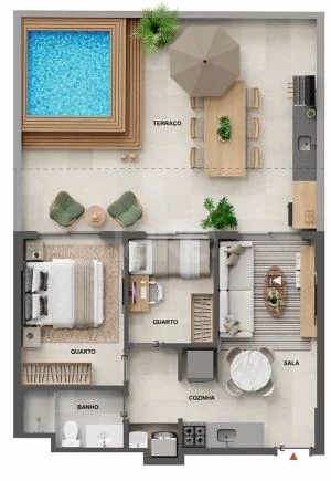 Planta — Garden 78 m²