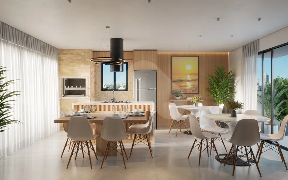 Théros Residencial - Studio com 19,4 m², em Alto da XV — foto 11