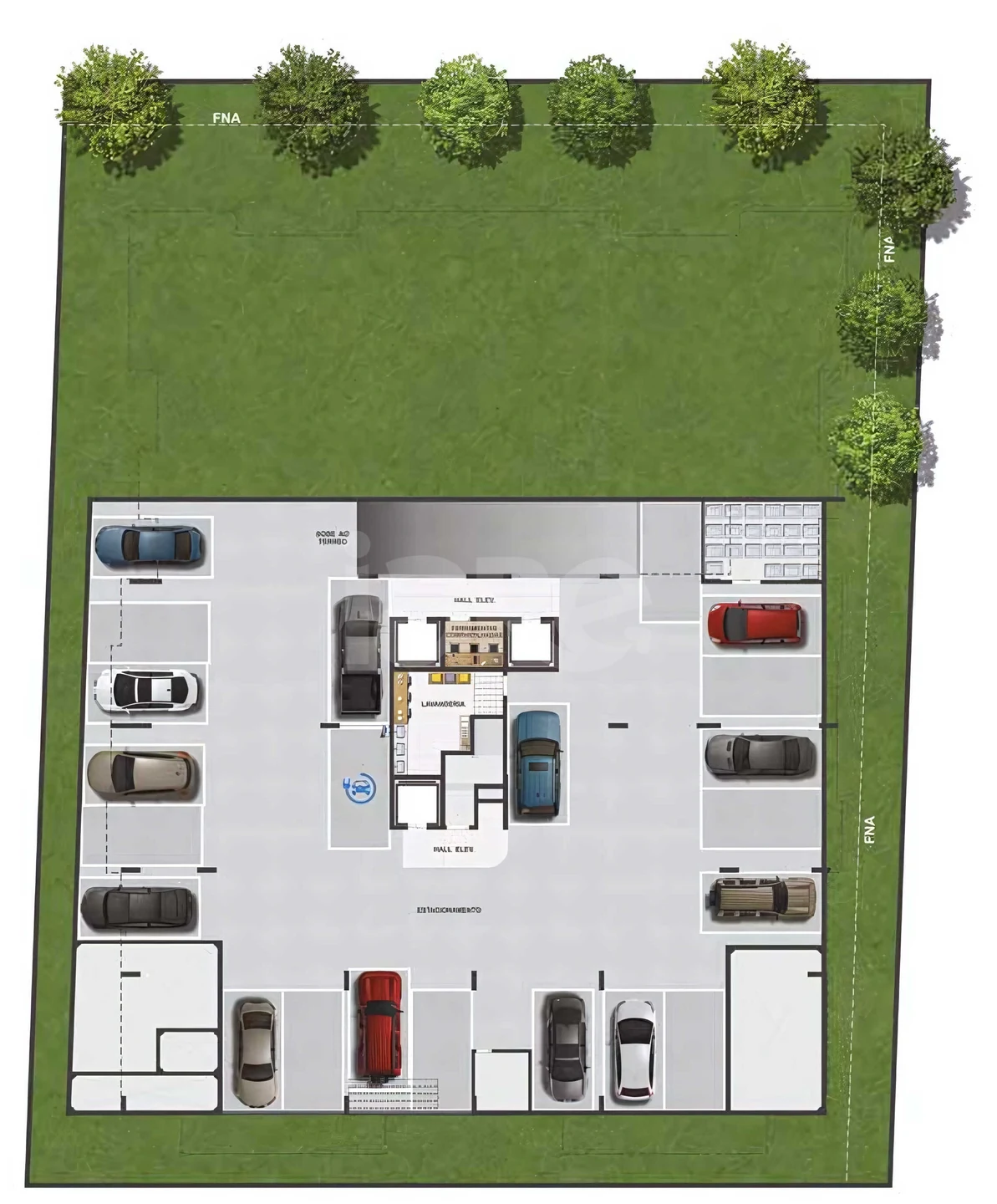Planta — Pavimento subsolo