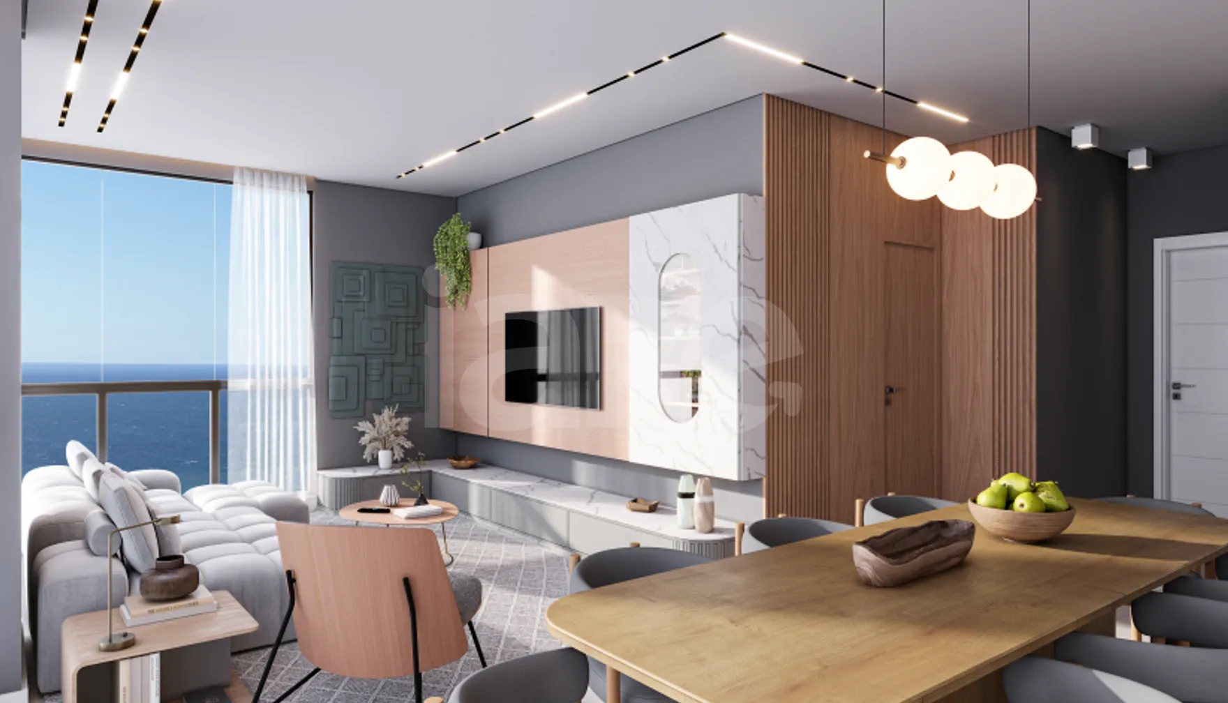 Lago Tahoe Residence - Apartamento com 129,4 m², em Meia Praia — foto 2