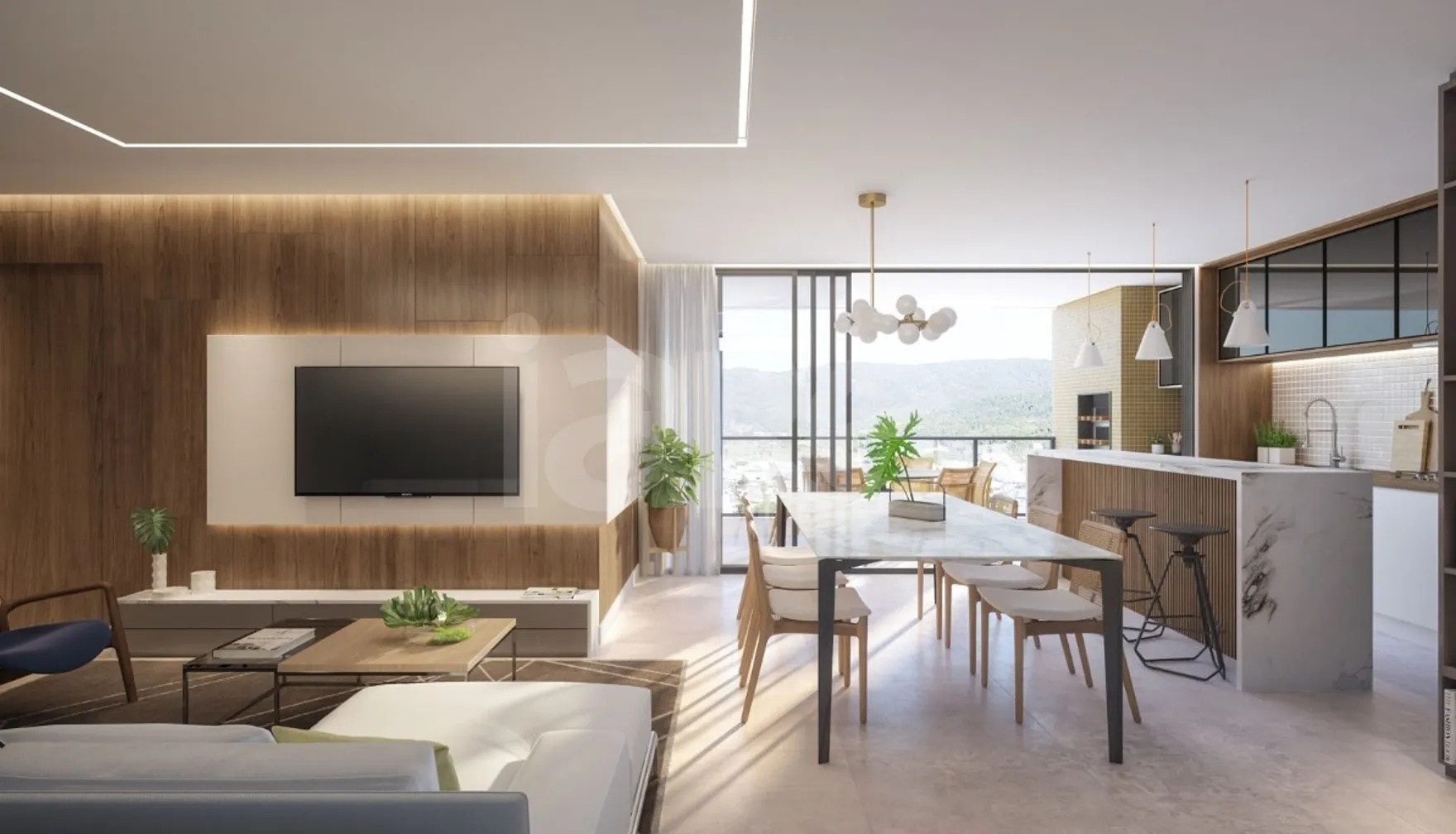 Porto Bello Home Club - Apartamento com 128,7 m², em Perequê — foto 2