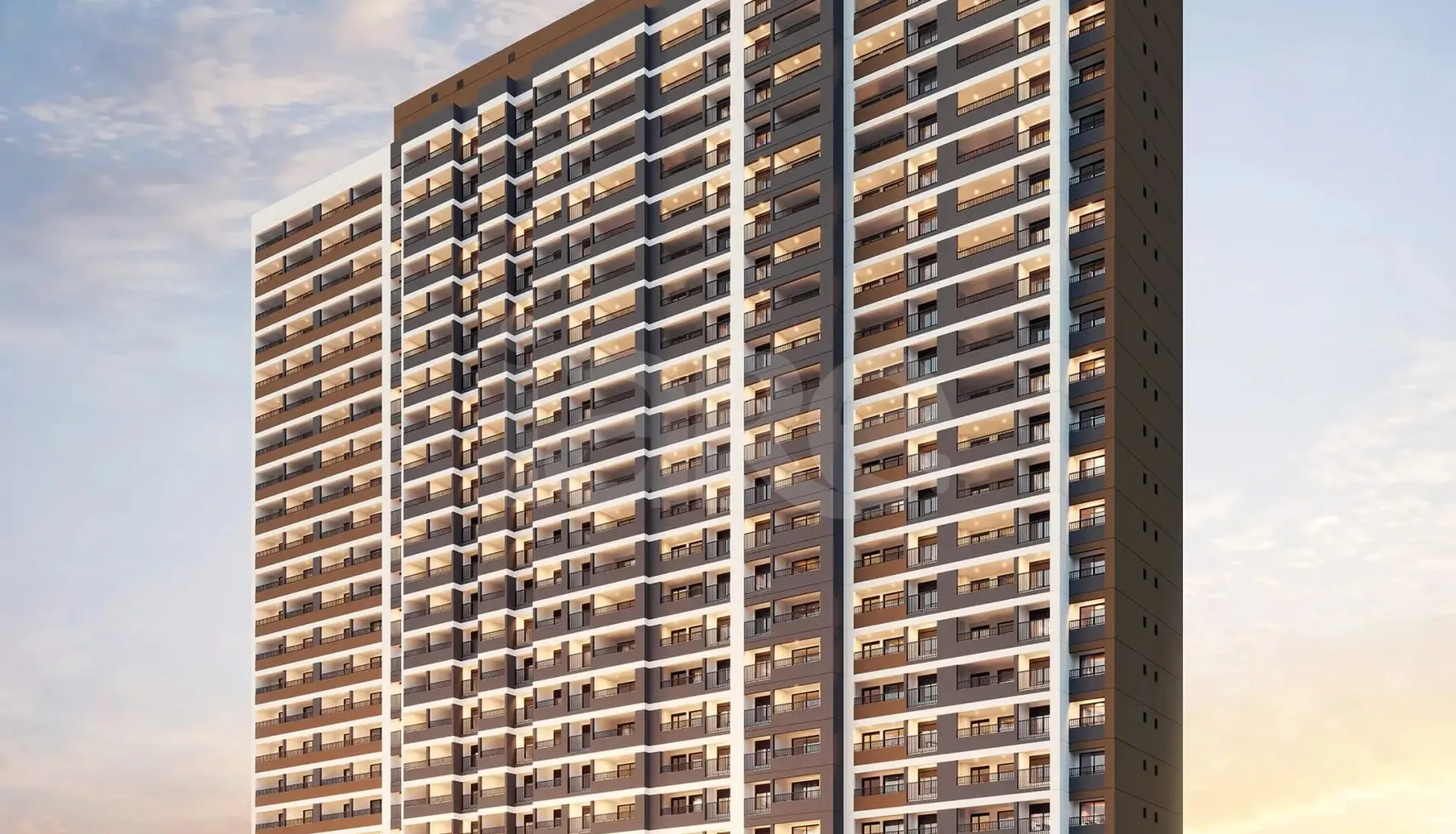 Haus Mitre Station Brooklin - Apartamento com 41,92 m², em Jardim das Acácias — foto 1