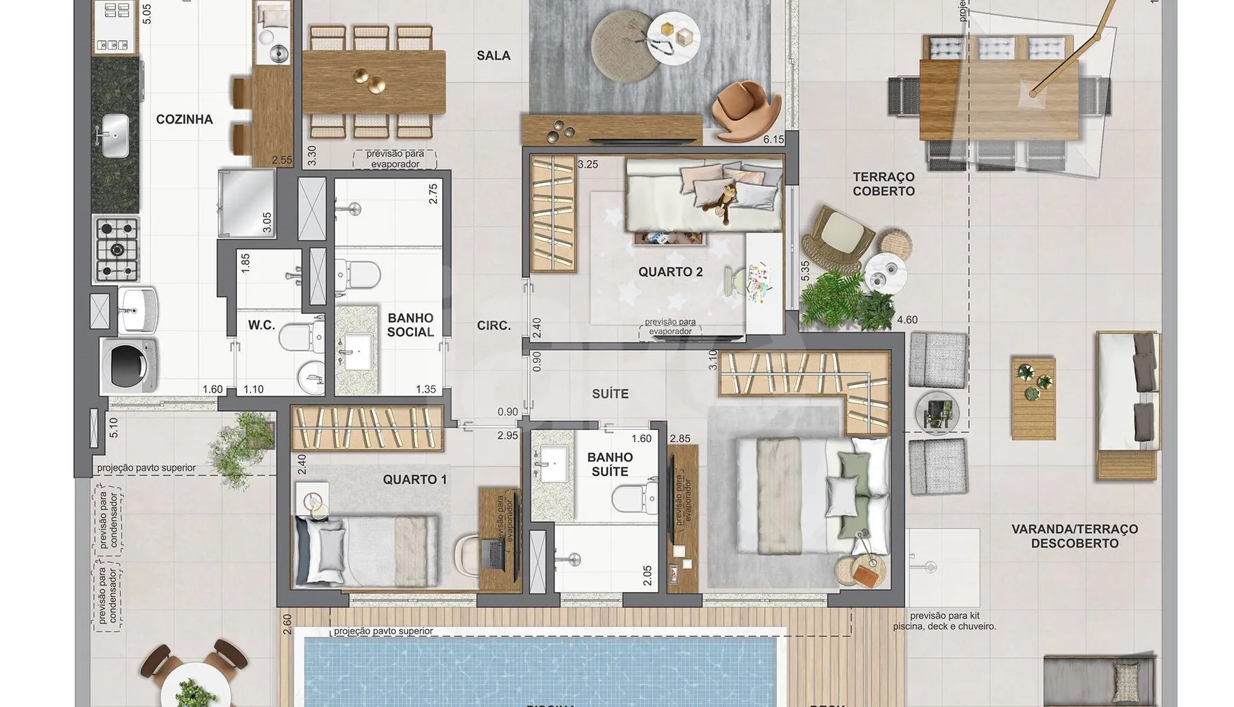 Planta — Garden 163,88 m²