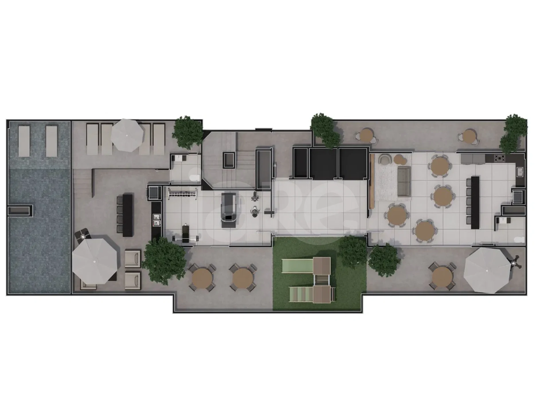 Planta — Pavimento rooftop