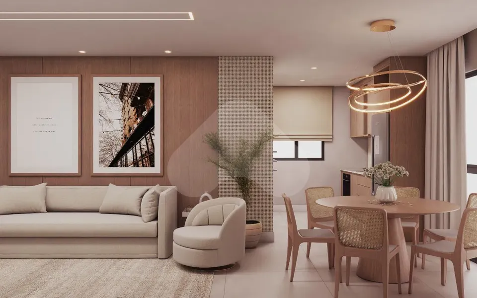 Porto Crystal - Apartamento com 61,22 m², em Perequê — foto 2