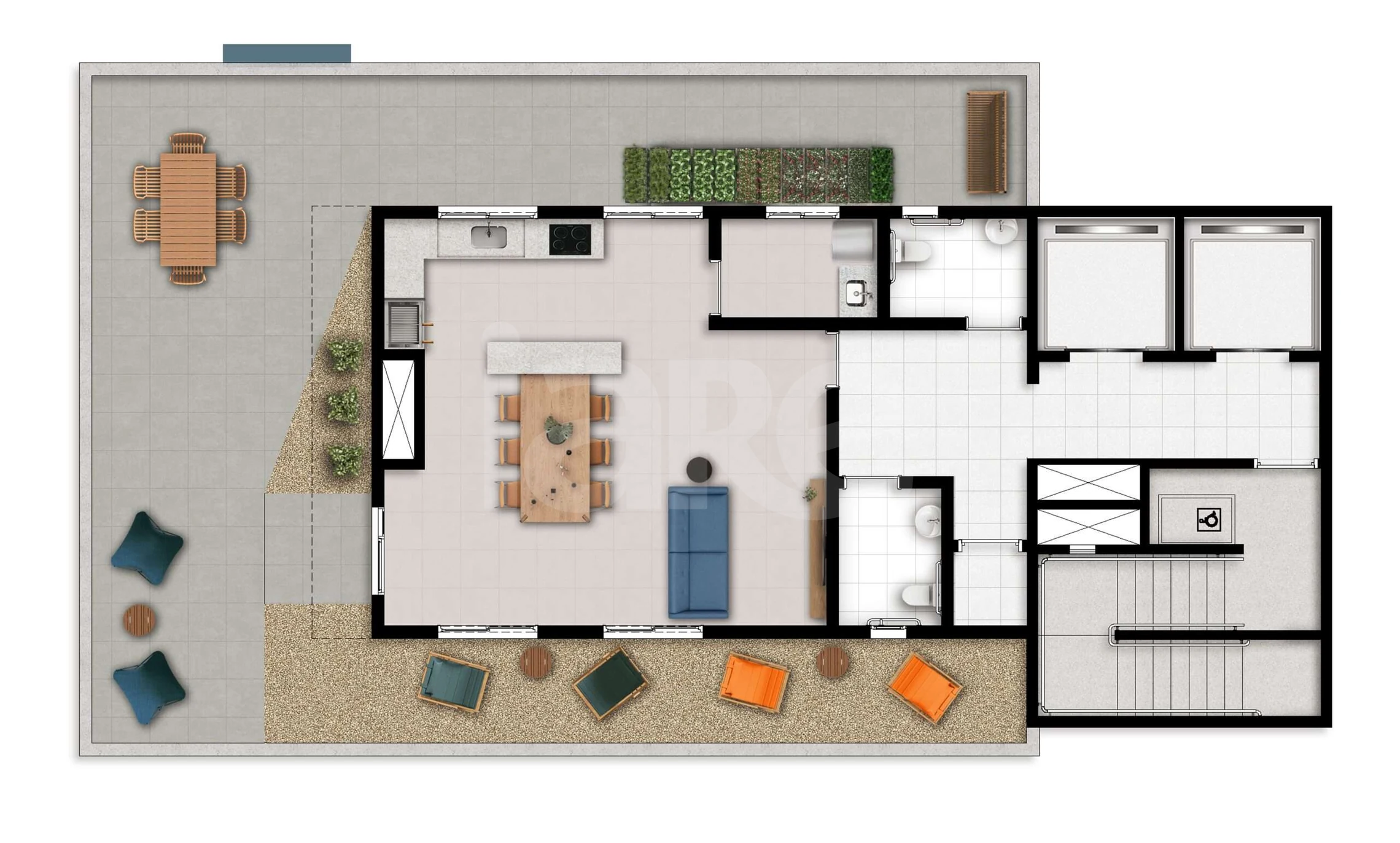 Planta — Pavimento 21