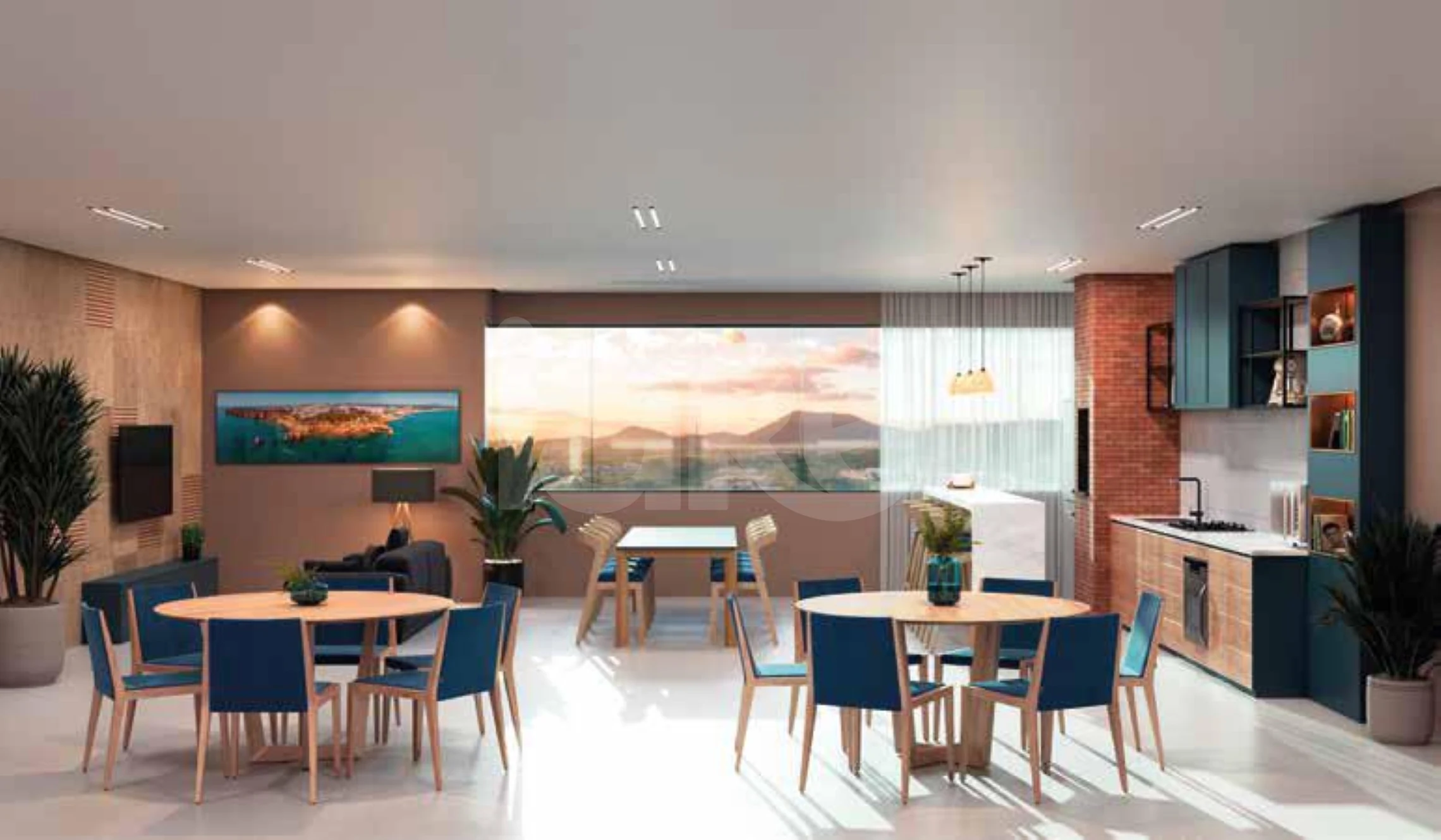 Algarve Residencial - Apartamento com 62,1 m², em Morretes — foto 2