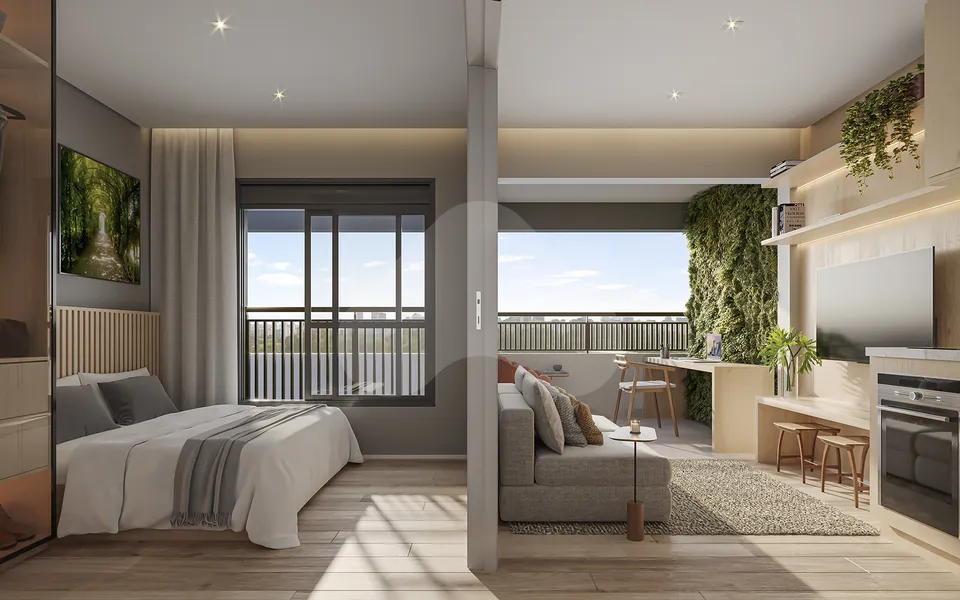 Essência Brasileira - Apartamento com 31,6 m², em Pinheiros — foto 2