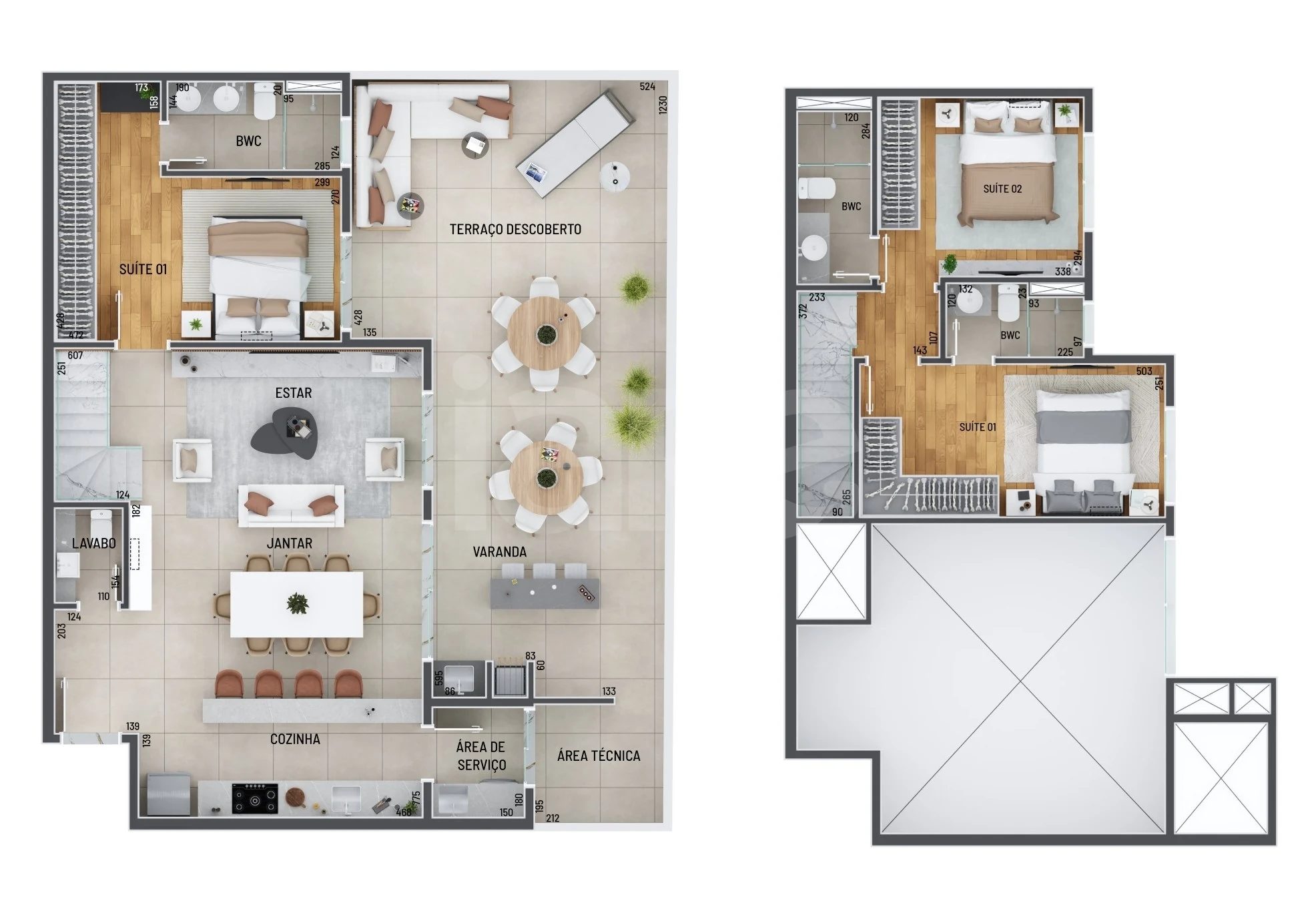 Planta — Garden 170 m²