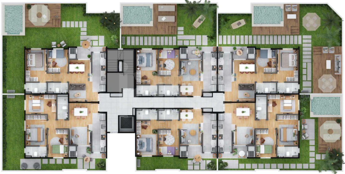 Planta — Pavimento terreo c