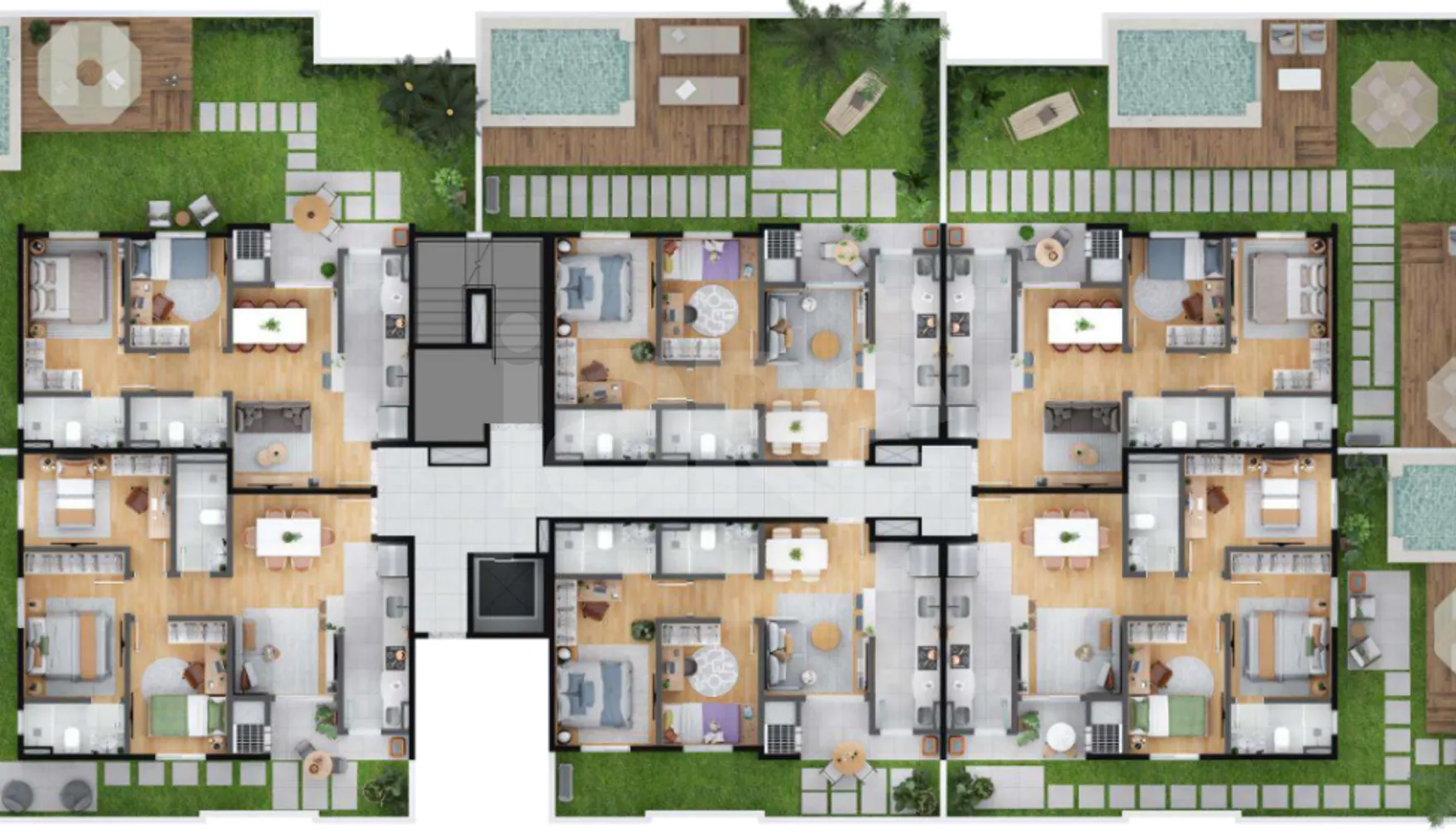 Planta — Pavimento terreo c