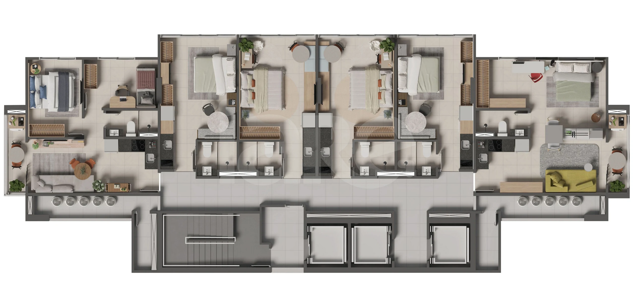 Planta — Pavimento Tipo (aptos)
