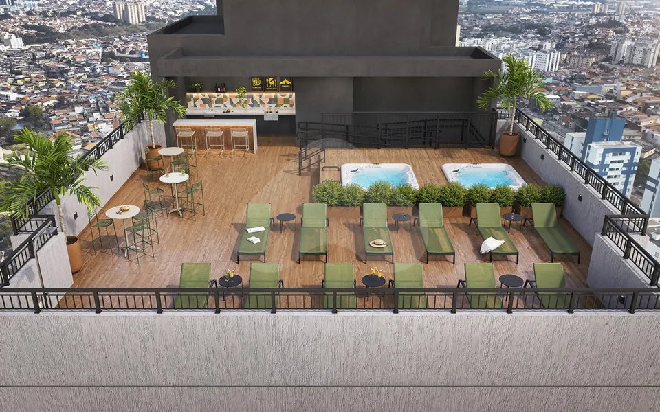 Vinx Estação Vila União - Apartamento com 24,67 m², em Jardim Ângela — foto 3