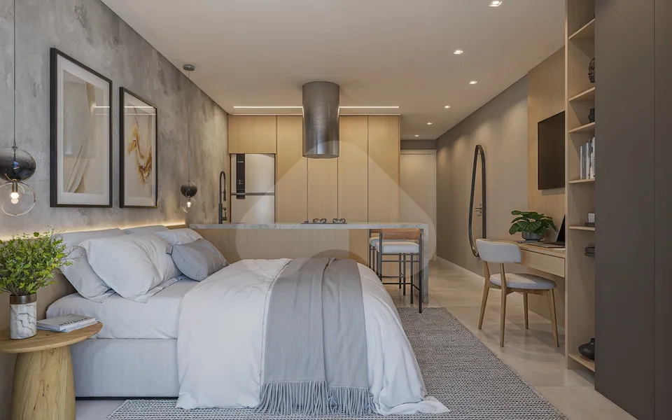 Saint Zambelli - Studio com 34,81 m², em Ingleses do Rio Vermelho — foto 41