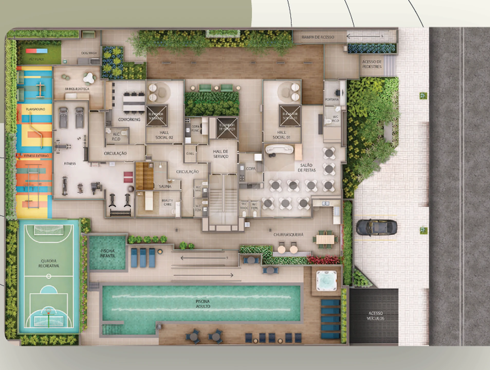 Planta — Pavimento térreo