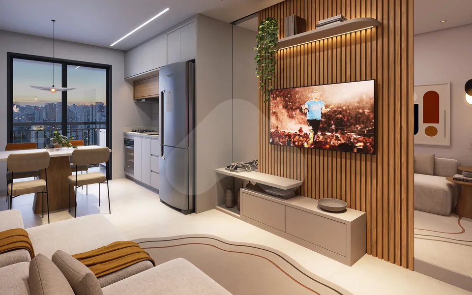 Conexão Anhembi Santana - Apartamento com 32,15 m², em Santana — foto 3