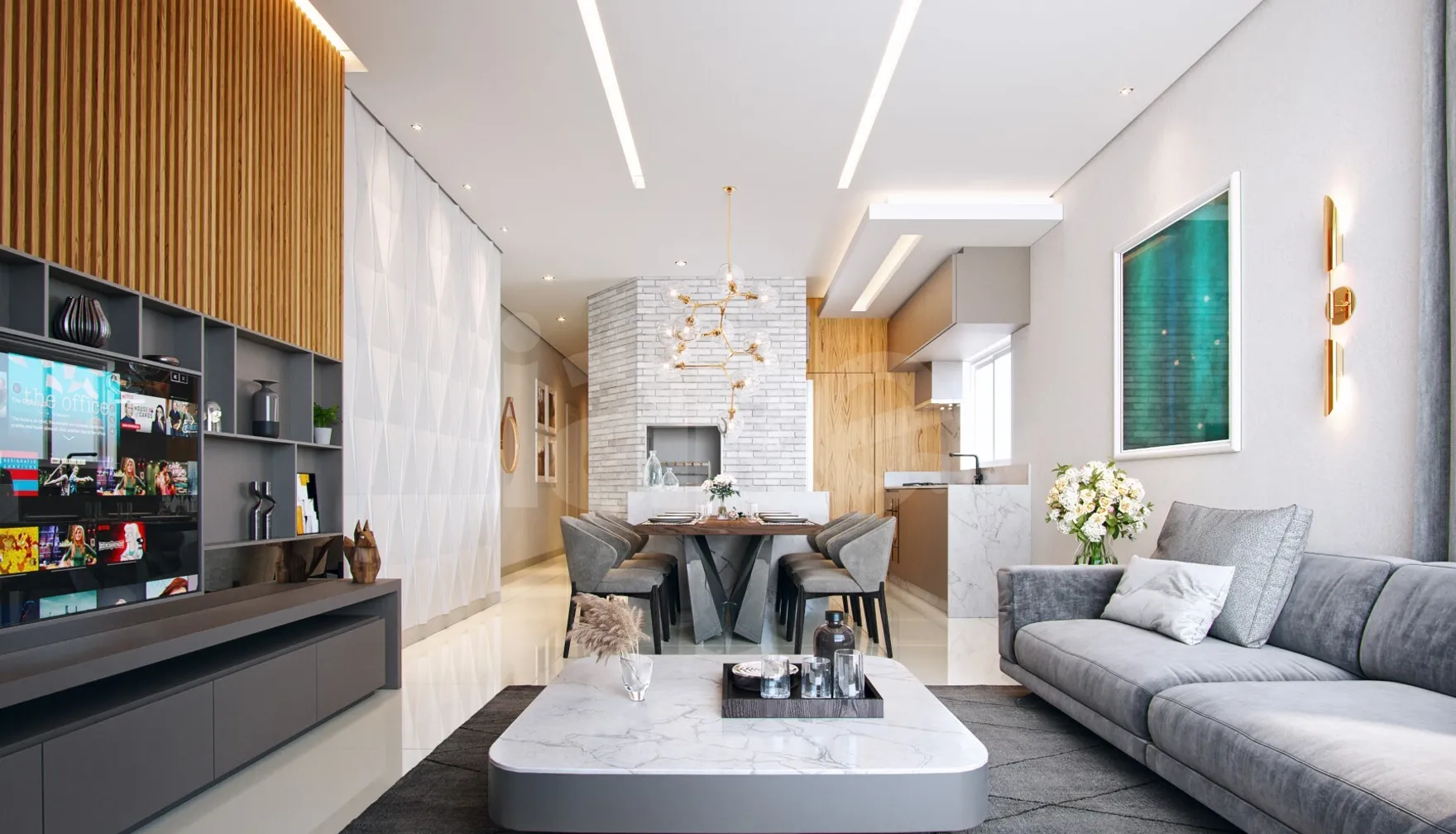 Ilha de Saona - Apartamento com 57,63 m², em Zona Nova — foto 2