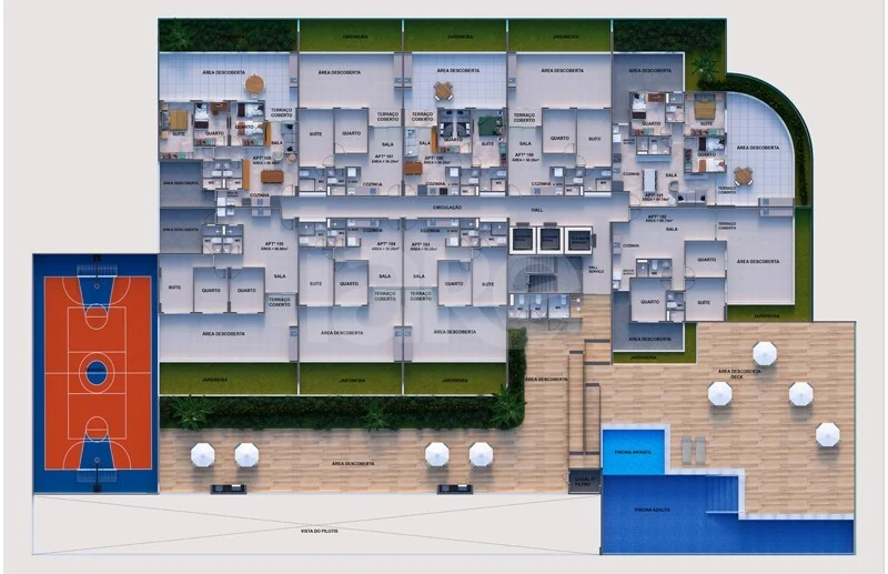 Planta — Pavimento 1