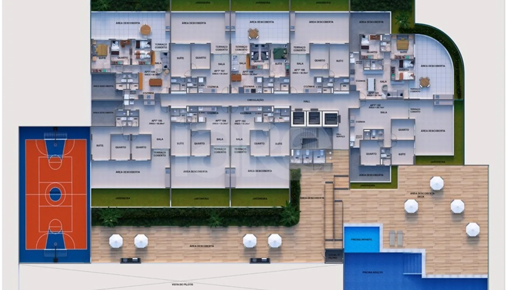 Planta — Pavimento 1