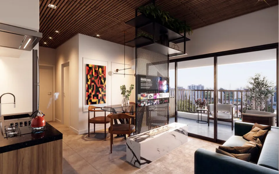 Symmetry Zabo - Apartamento com 52,27 m², em Jardim Paulista — foto 2