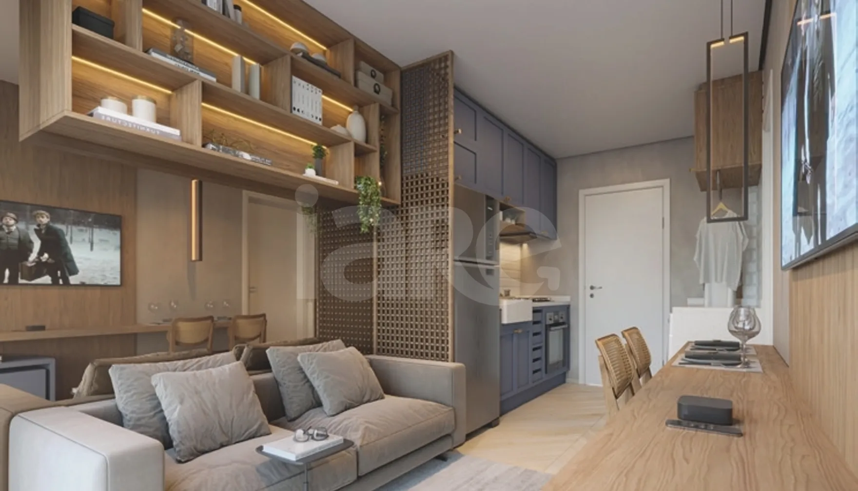 Plano&Nova Espraiada - Apartamento com 26,85 m², em Campo Belo — foto 2