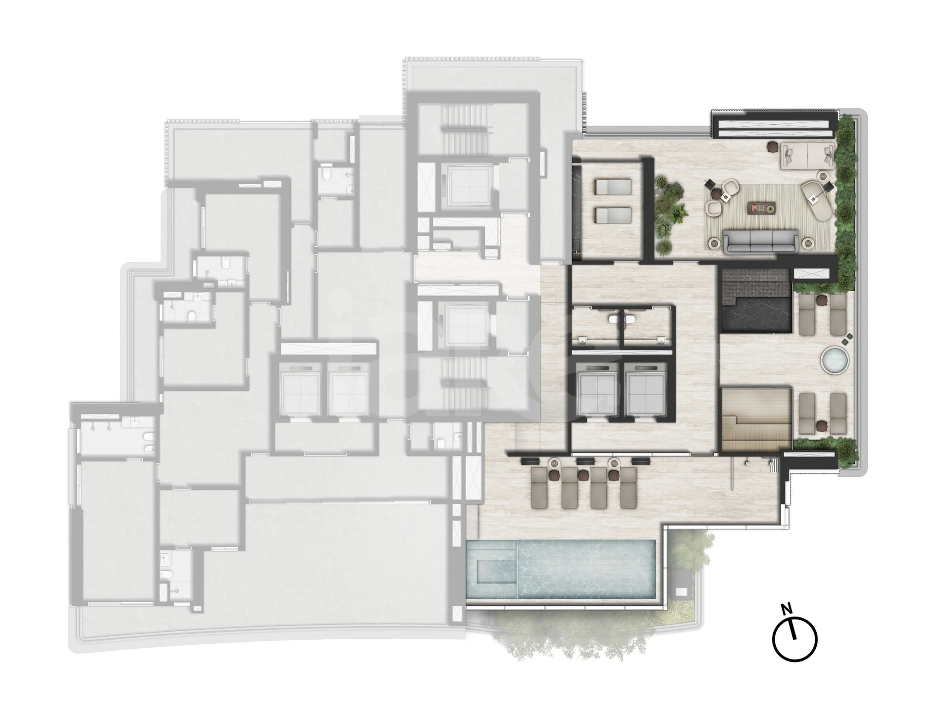 Planta — Pavimento lazer 2