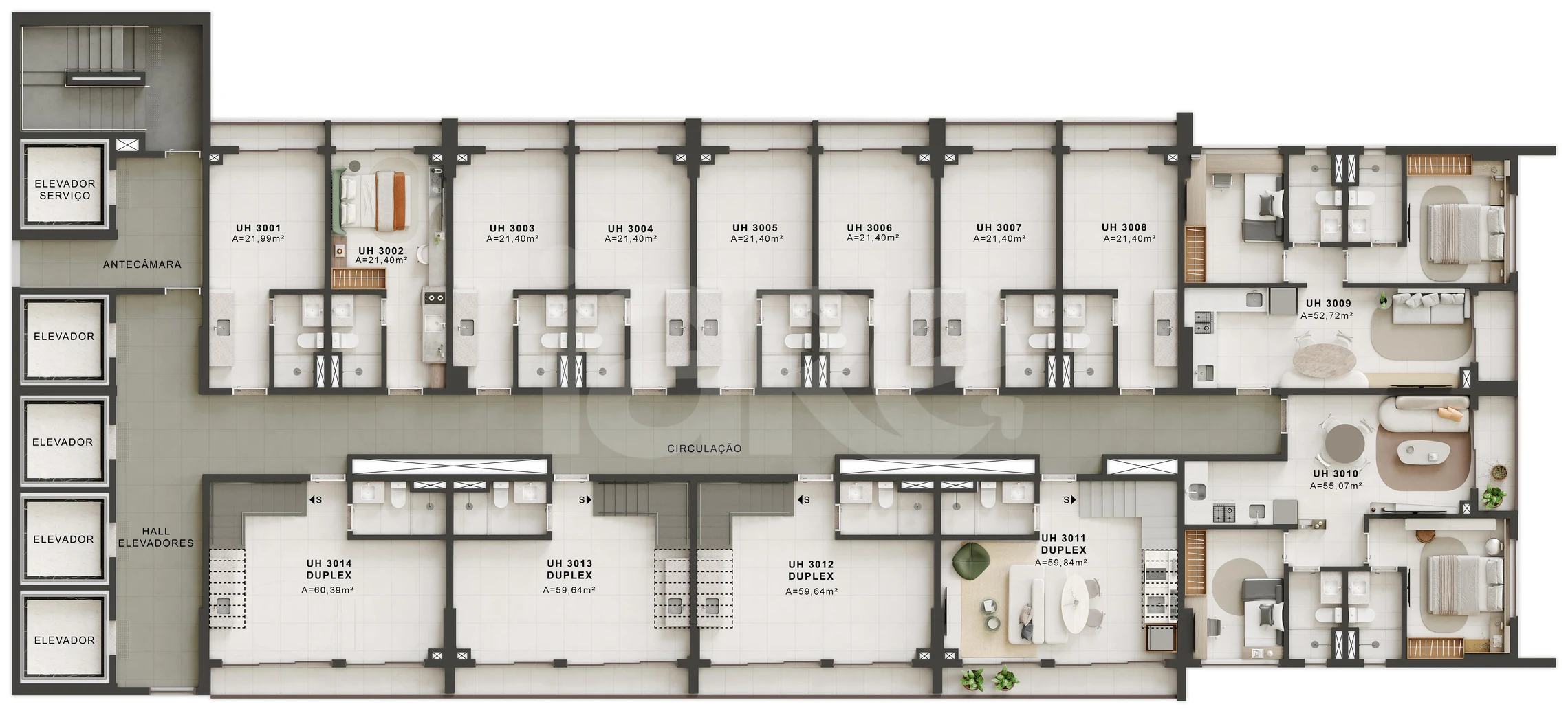 Planta — Pavimento 30