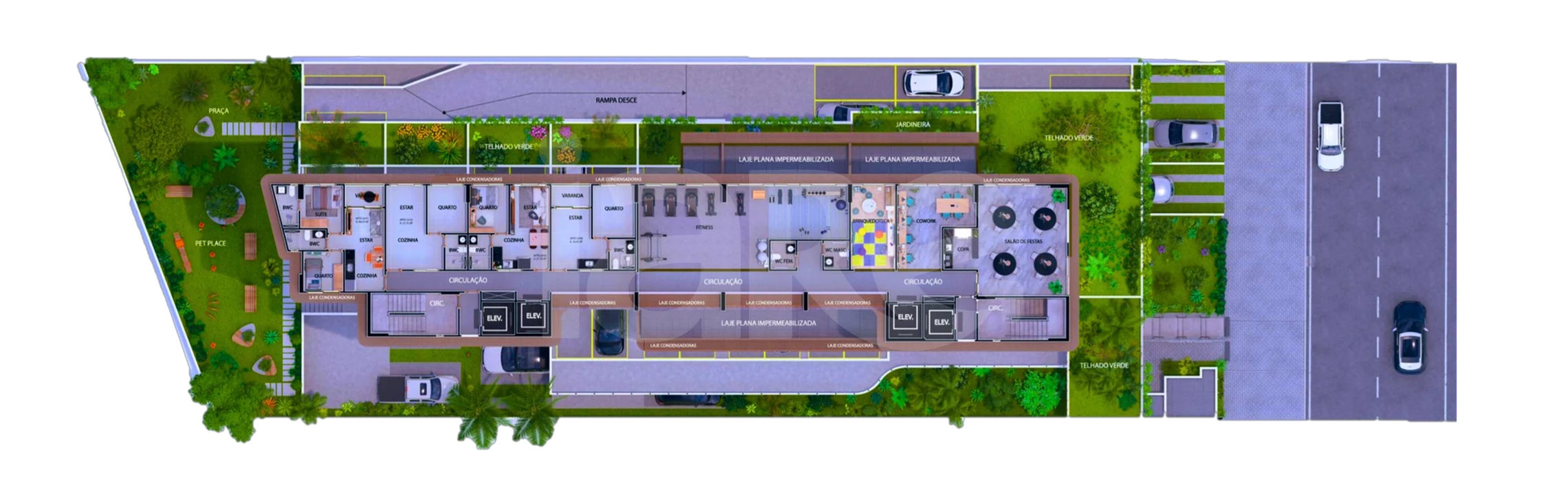 Planta — Pavimento 20