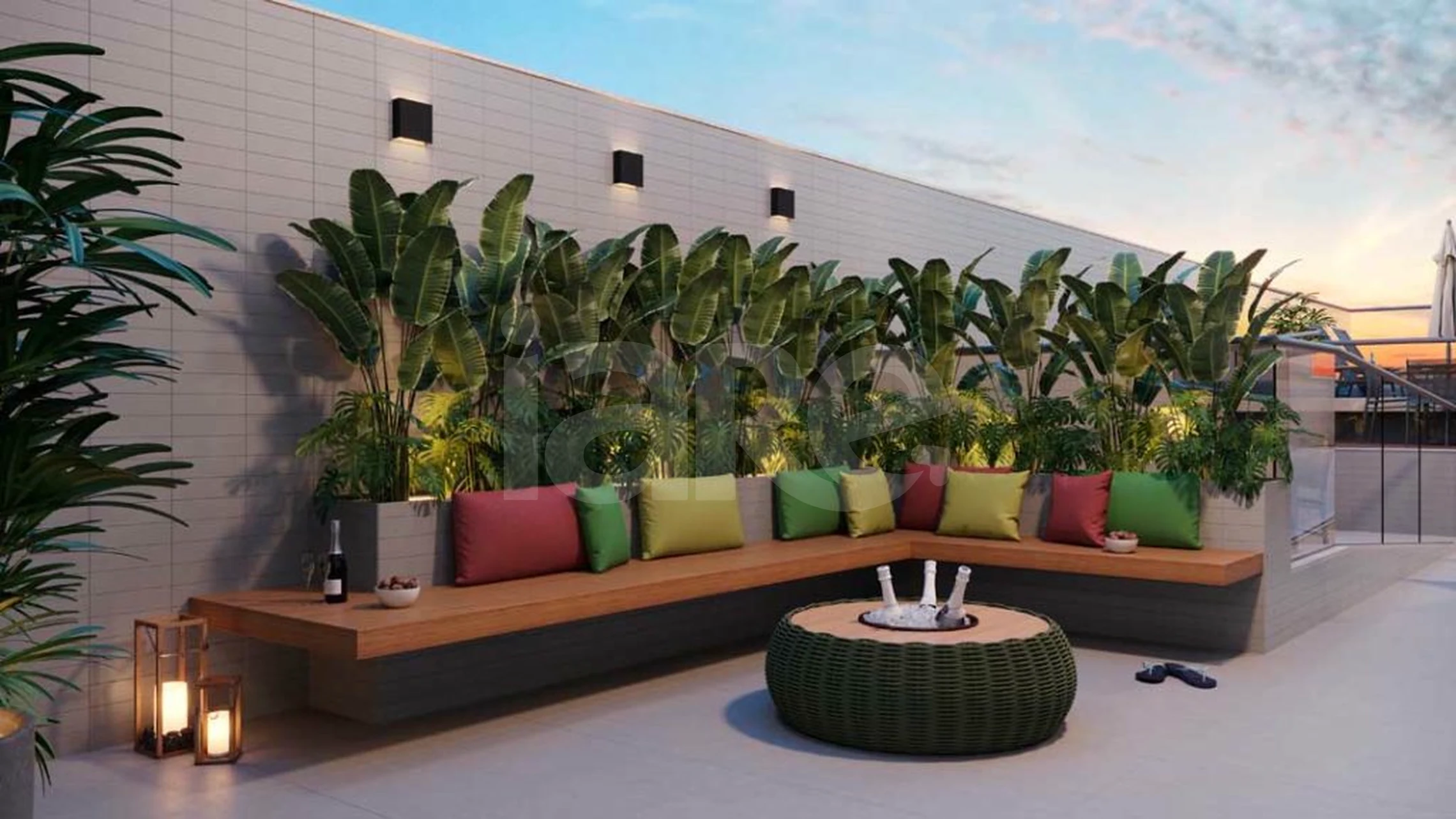 Terrace - Apartamento com 89,96 m², em Praia da Costa — foto 18