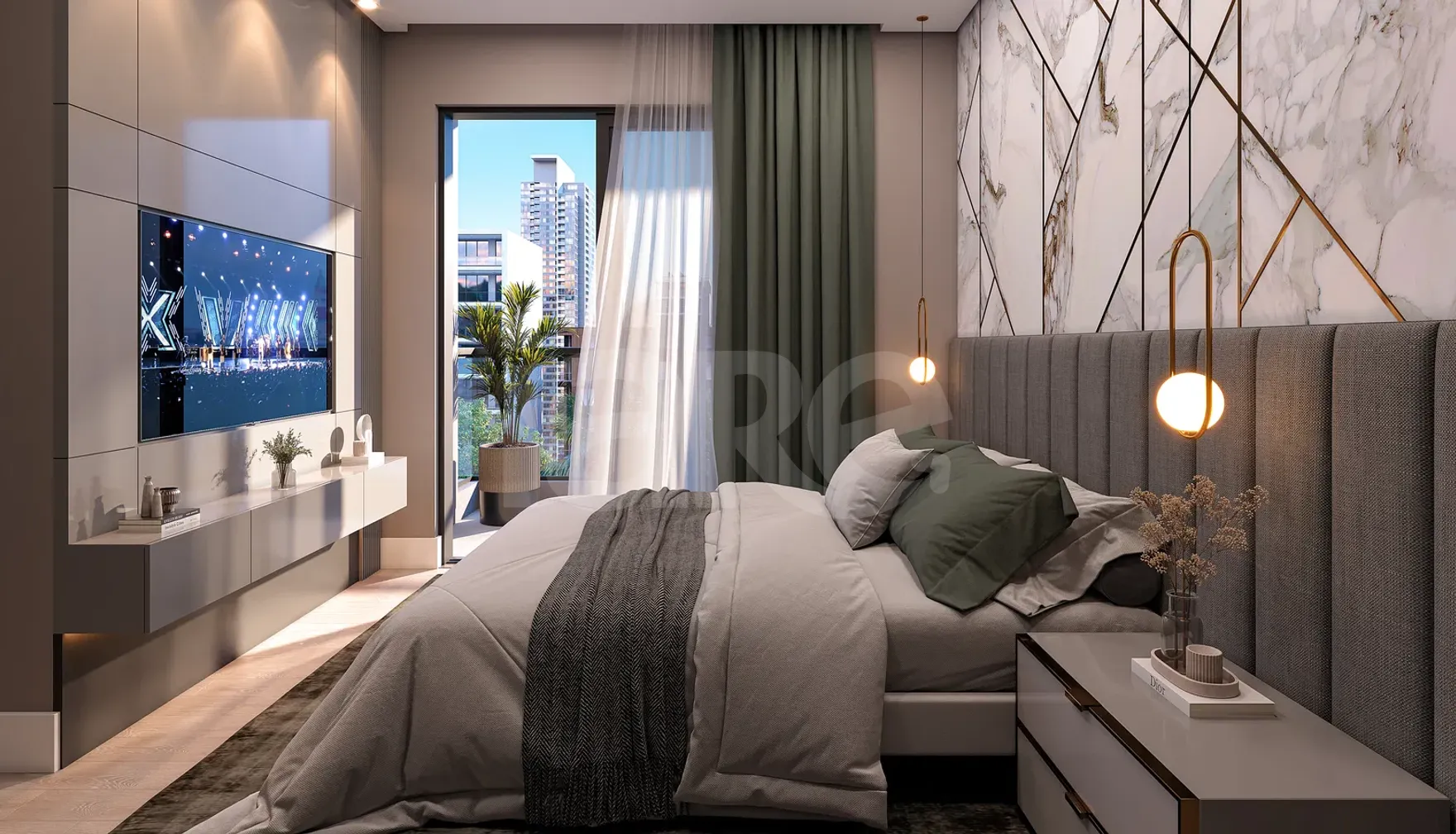 Atrio - Apartamento com 132 m², em Meia Praia — foto 3