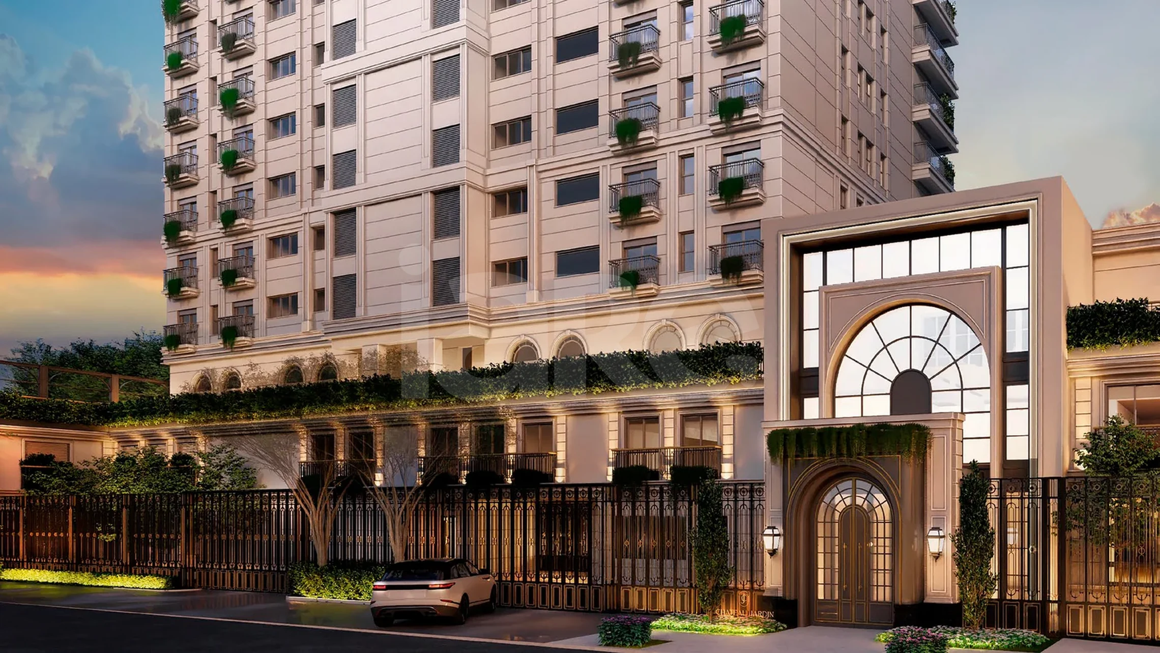 Château Jardin Harmonie - Cobertura com 427,26 m², em Vila Tramontano — foto 1