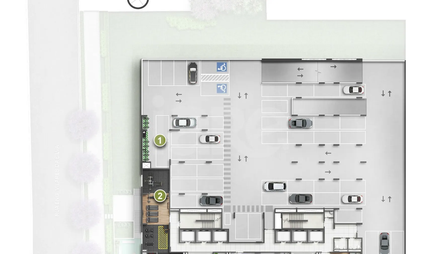 Planta — Pavimento 1