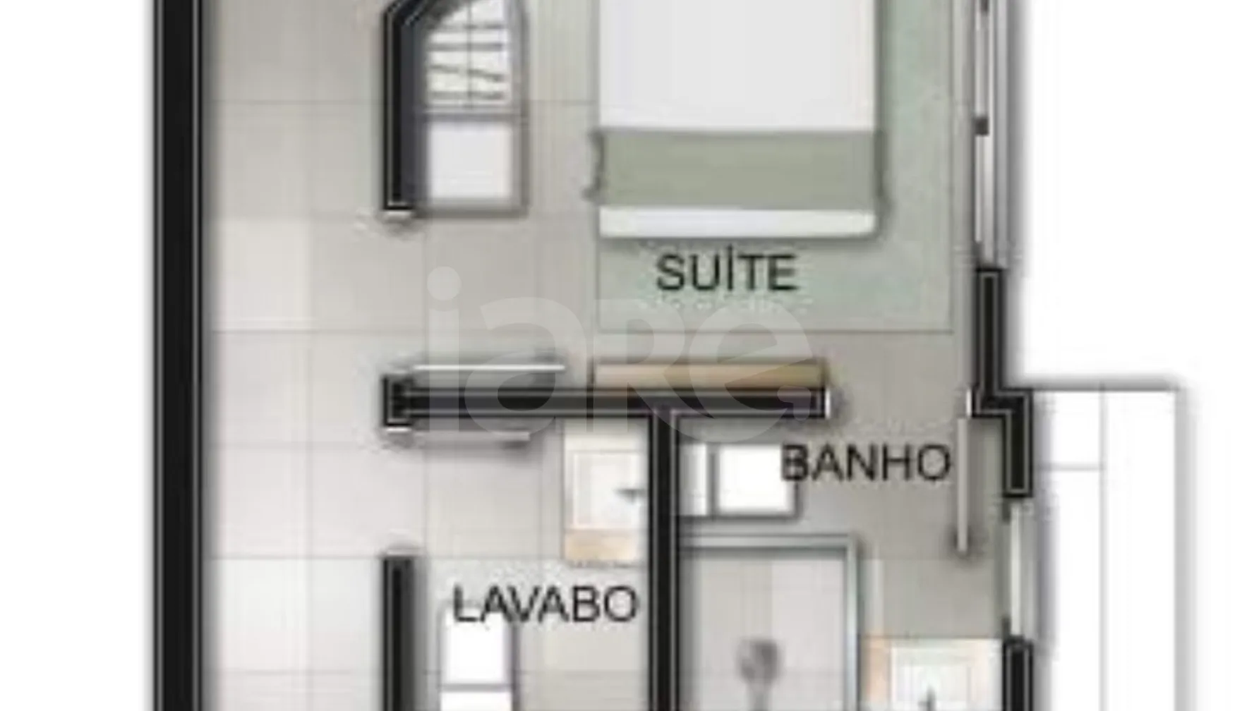 Planta — Apartamento 54,88 m²