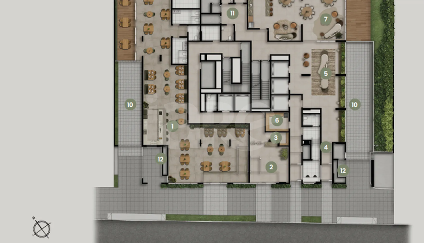 Planta — Pavimento térreo