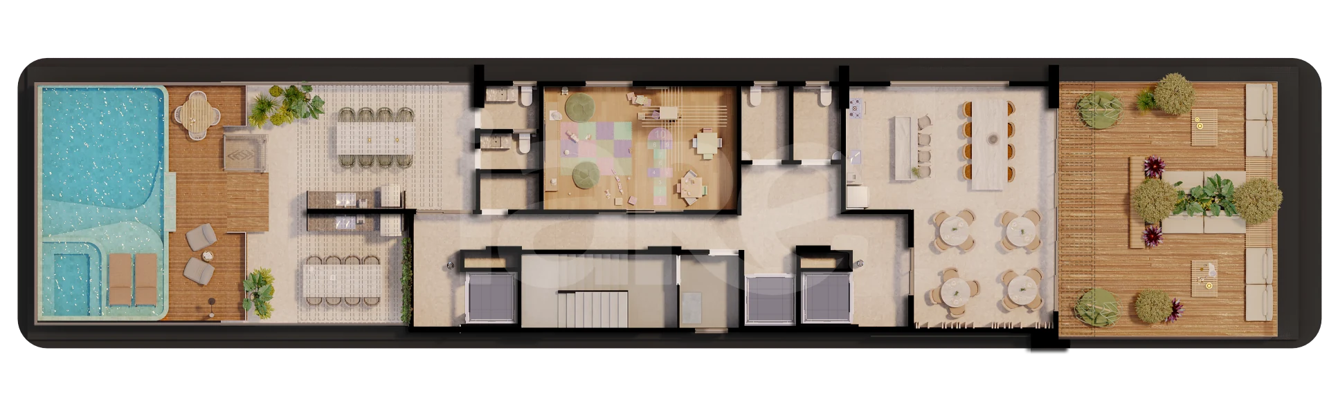 Planta — Pavimento rooftop