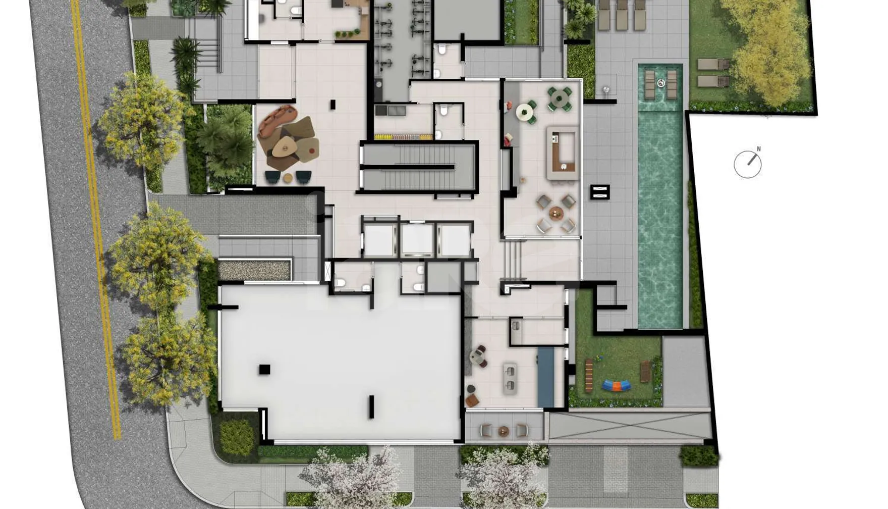 Planta — Pavimento térreo 2