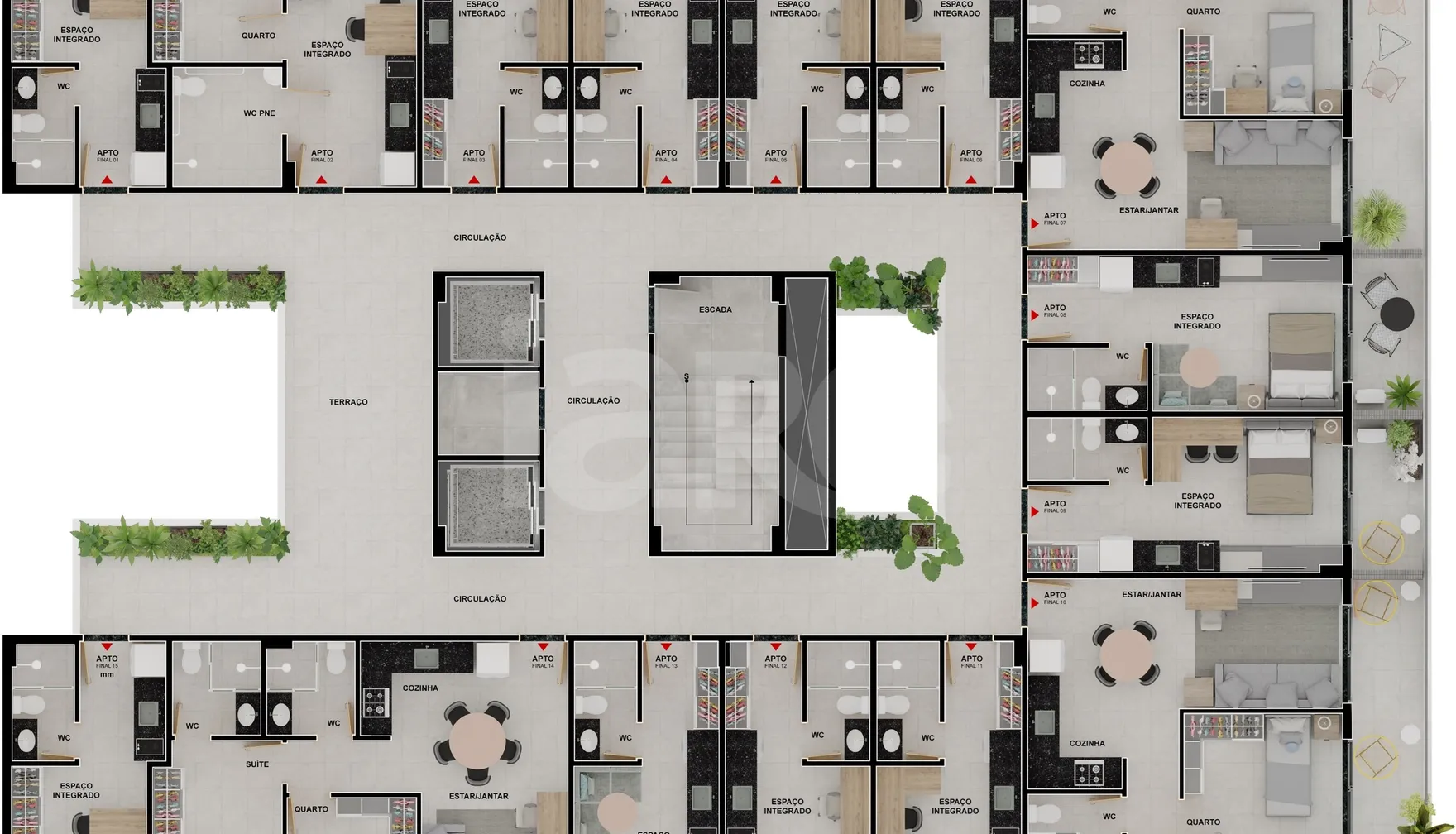 Planta — Pavimento 5