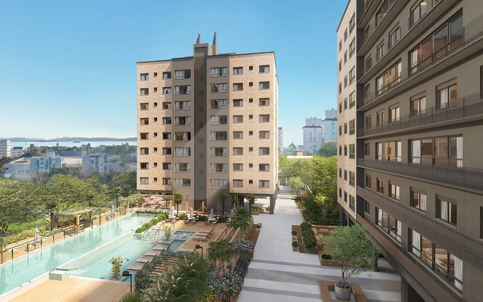Garden Home Resort - Apartamento com 45,46 m², em Tristeza — foto 3