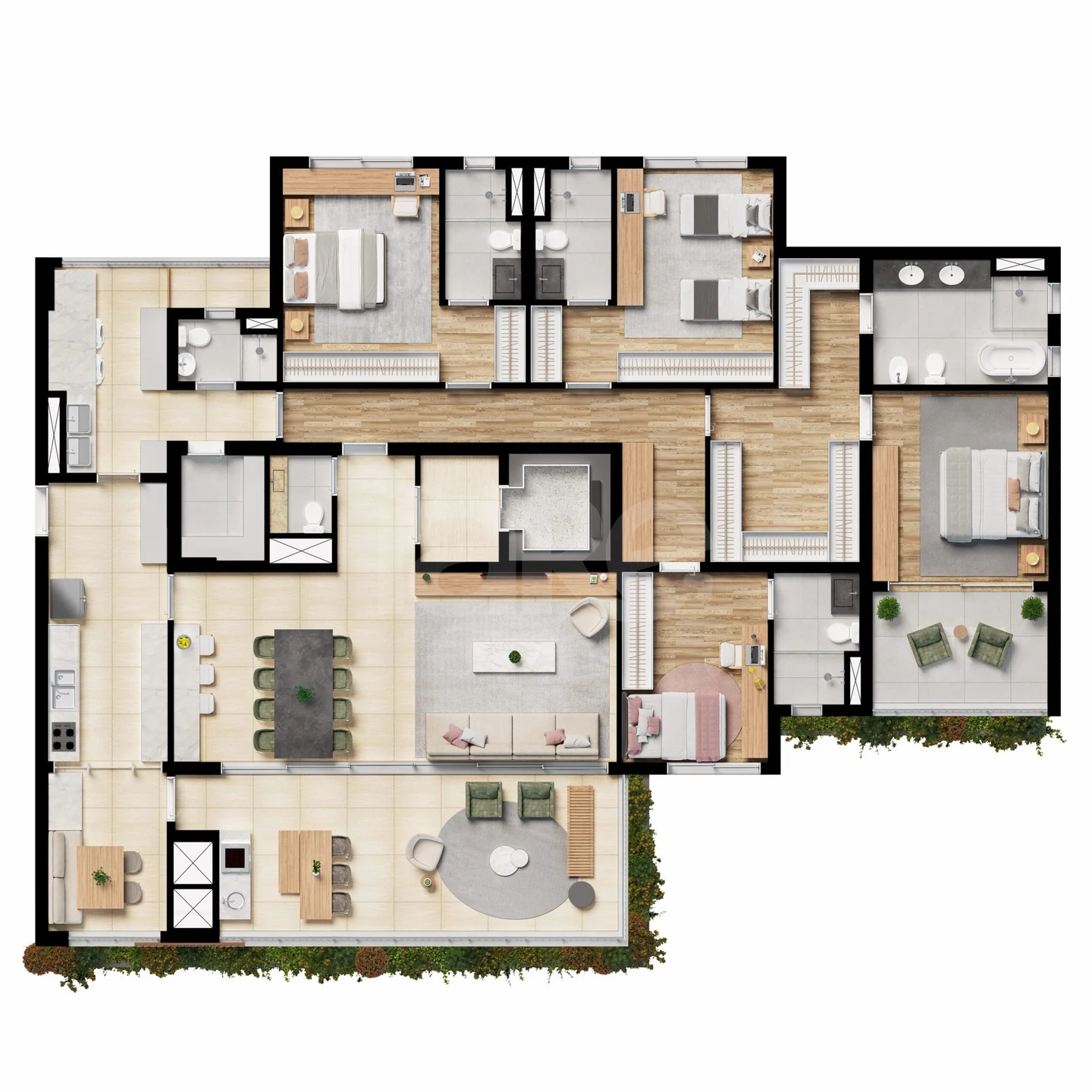 Planta — Apartamento 248,45 m²