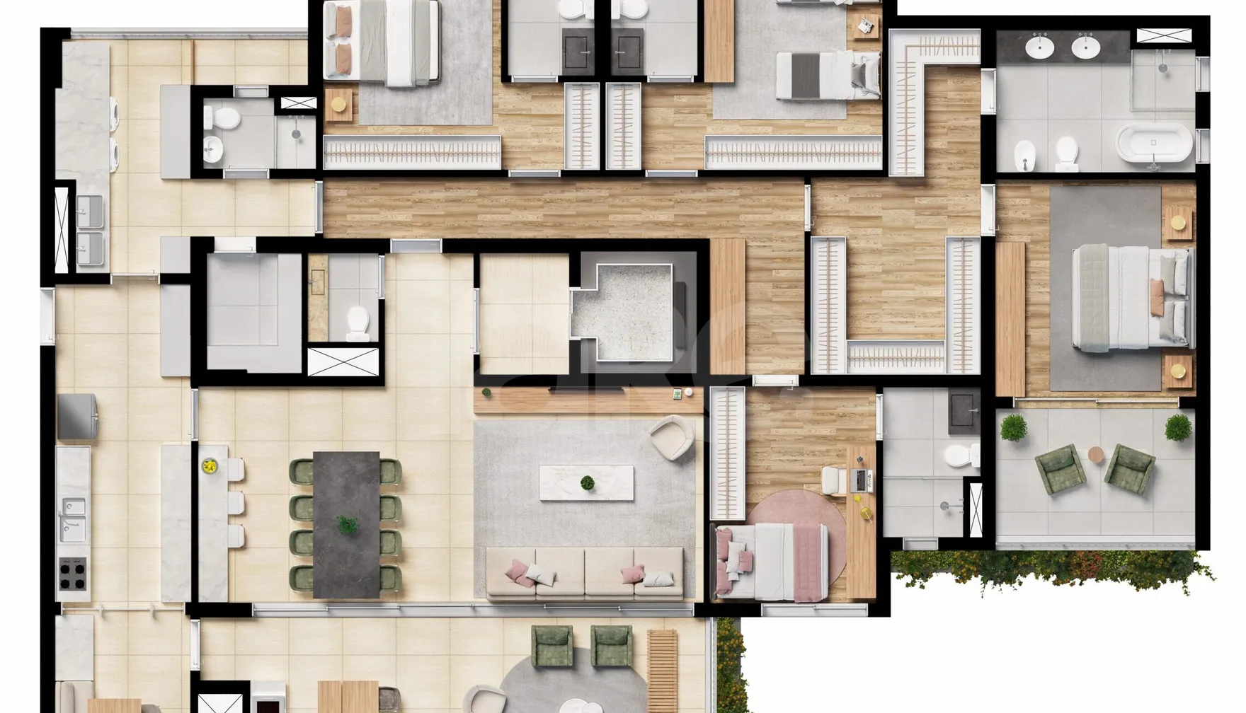 Planta — Apartamento 248,45 m²