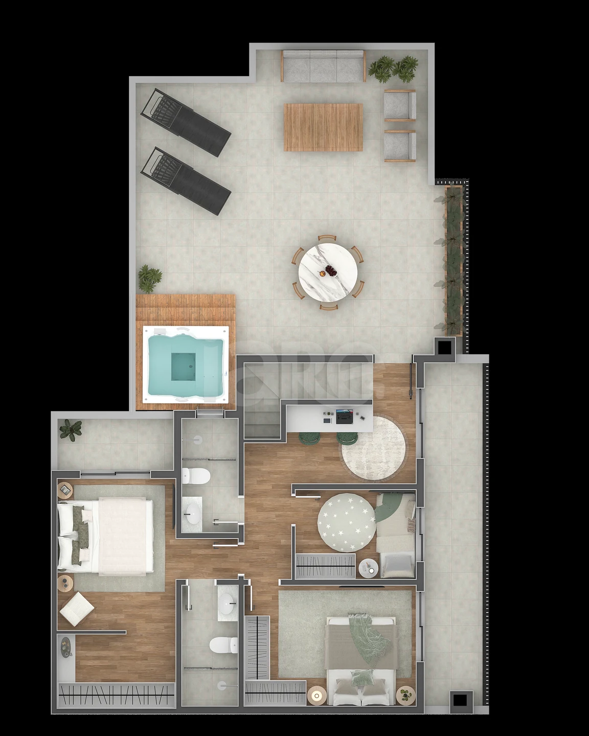 Planta — Garden 103,47 m²