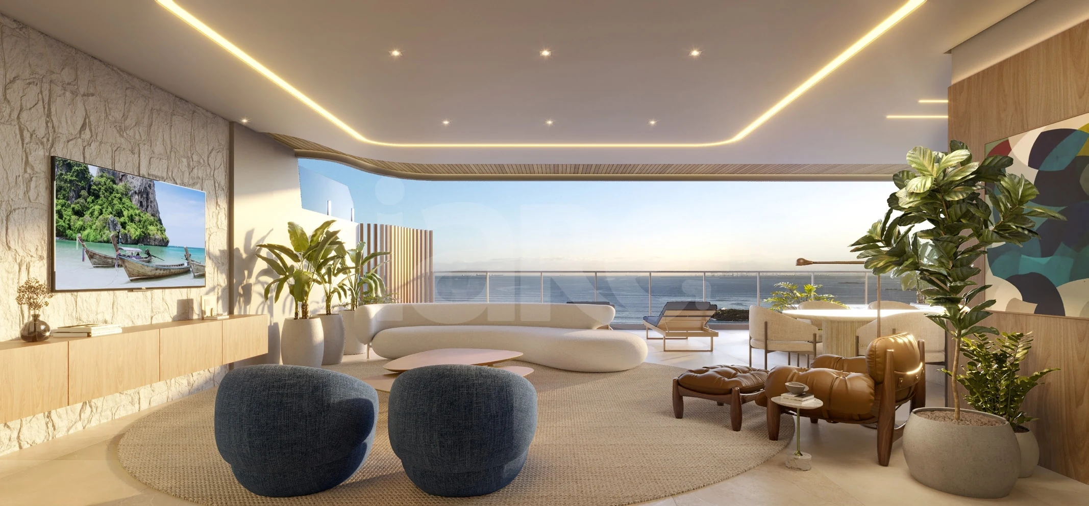 Sand Ocean Front - Apartamento com 227,61 m², em Jardim da Penha — foto 2