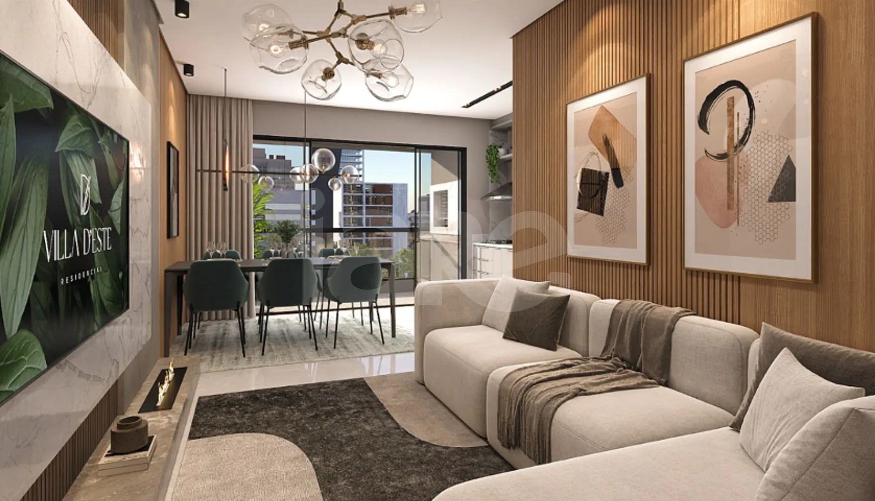 Villa D'Este - Apartamento com 68,9 m², em Morretes — foto 3