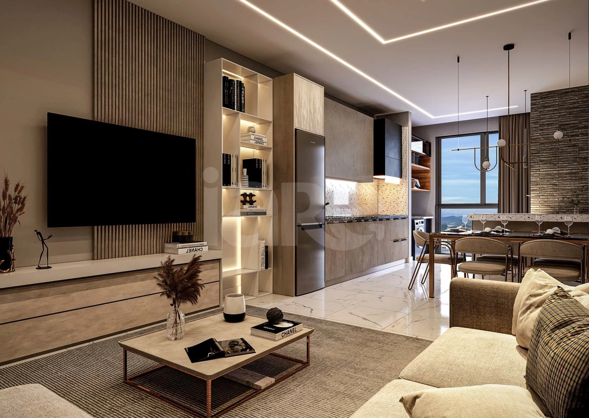 Everett Residence - Apartamento com 69,87 m², em Jardim Praia Mar — foto 2