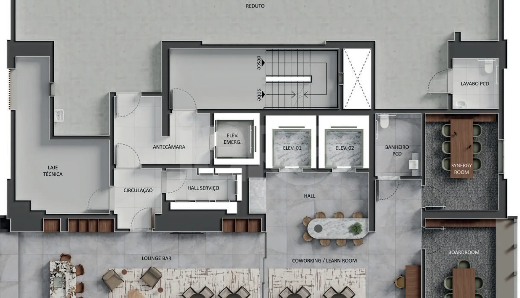 Planta — Pavimento 17