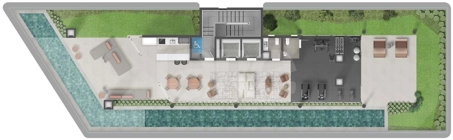 Planta — Pavimento rooftop