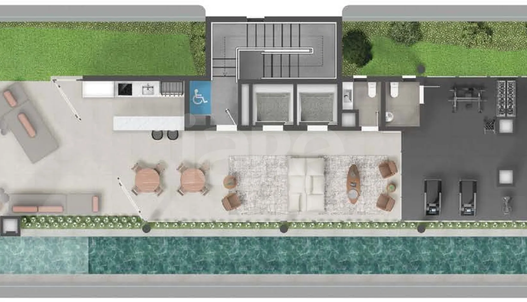 Planta — Pavimento rooftop