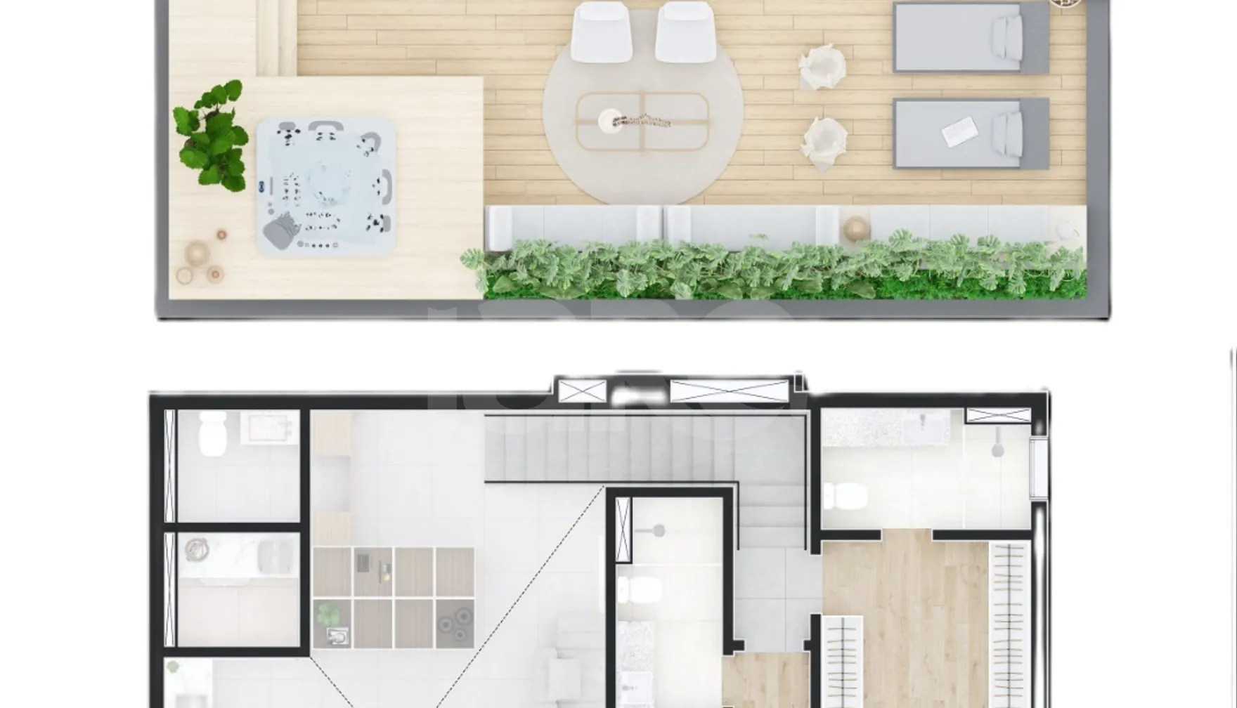 Planta — Garden 215,55 m²