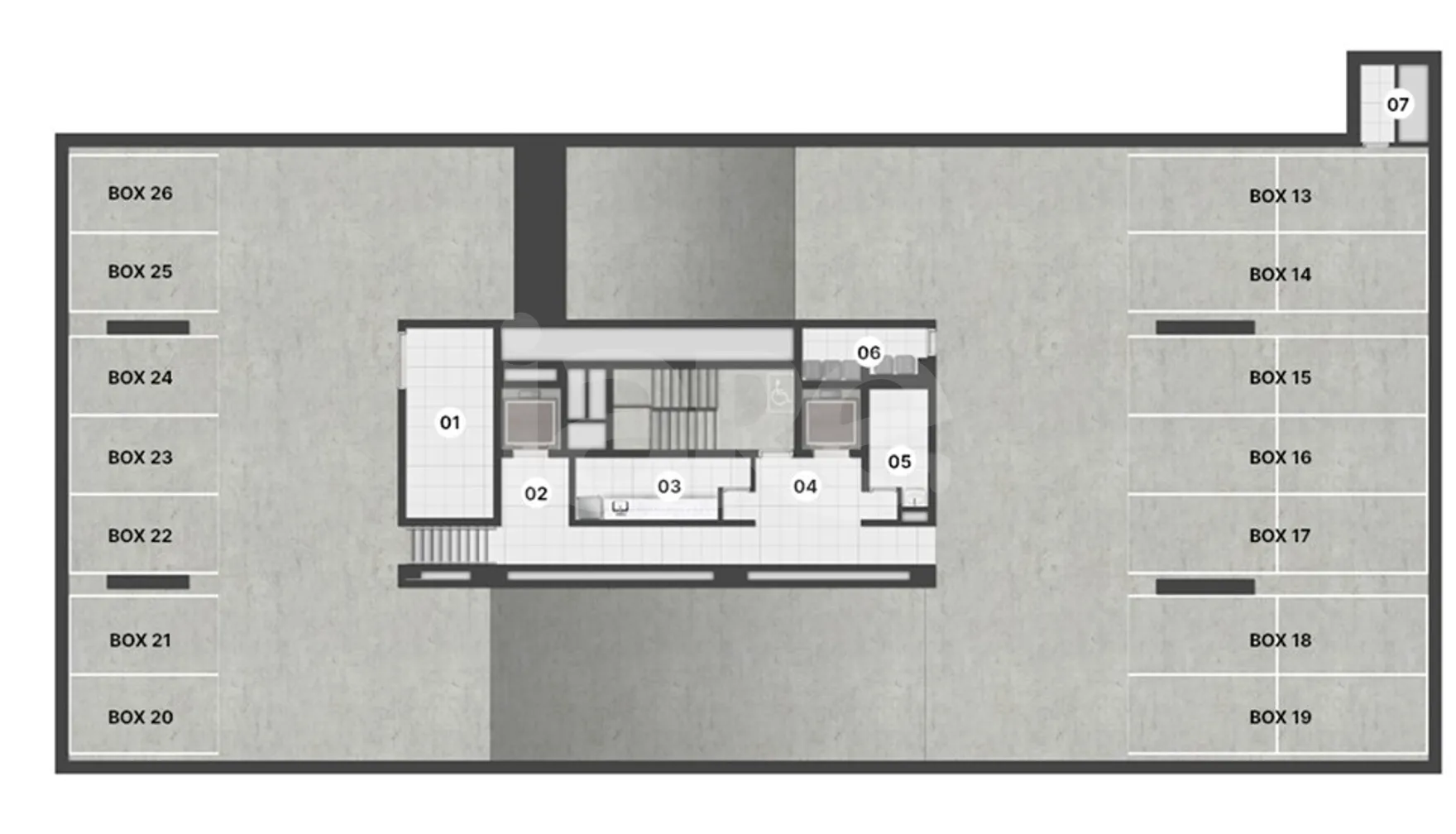 Planta — Pavimento subsolo 2